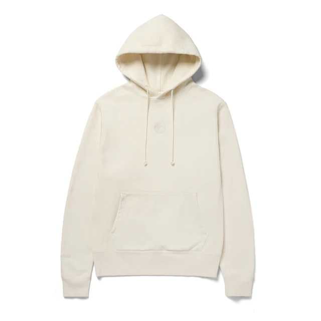 Cream hoodie with Dignitas logo in front